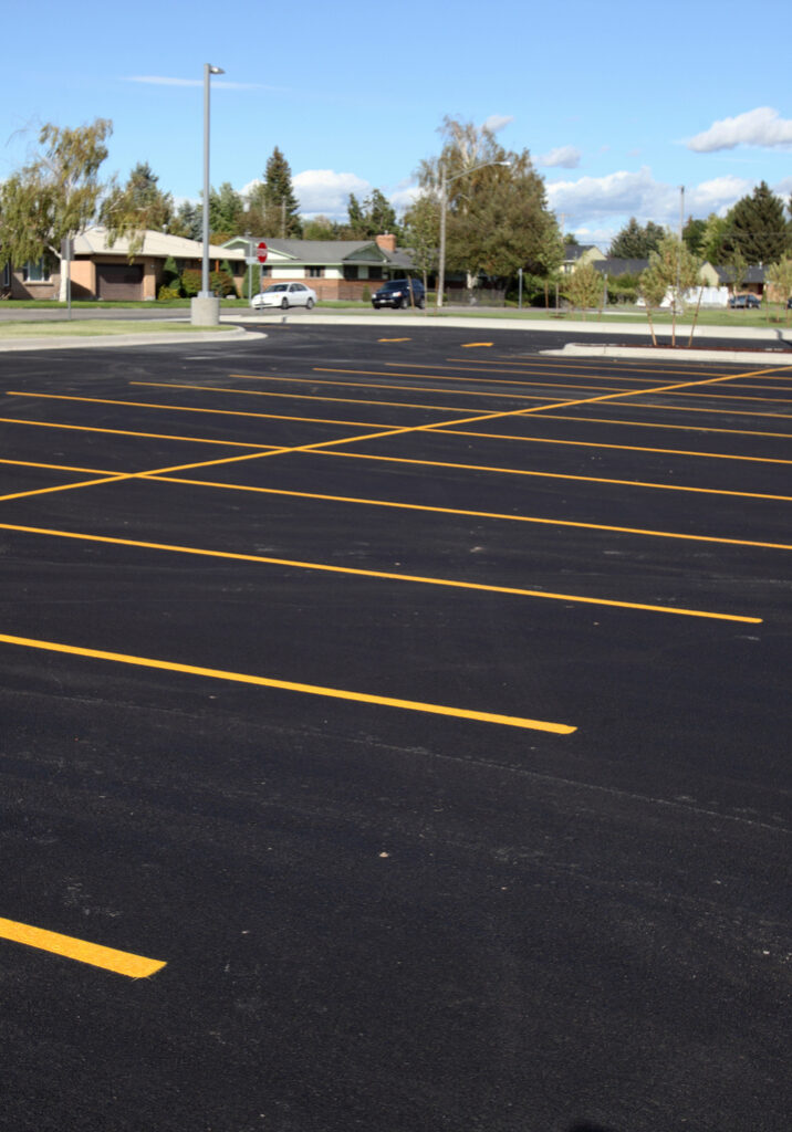 Photo Of An Empty Parking Lot